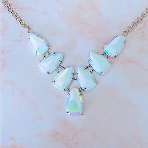 Kendra Scott White Iridescent Harlie Necklace